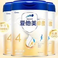 Aptamil 爱他美 卓傲 段 800g 卓萃升级版 新国标婴幼儿配方奶粉 4段3罐（3-6岁）27年6月效期