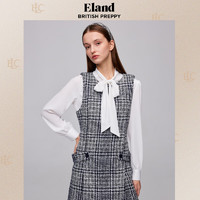 E·LAND 衣恋 ELAND衣恋秋冬时尚百搭休闲连衣裙 藏青色 M/165