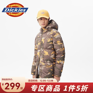 Dickies 帝客 情侣连帽休闲保暖厚夹克 10922