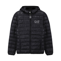 阿玛尼EMPORIO ARMANI网球穿搭 男士连帽羽绒服 8NPB02 PN29Z 8NPB02 PN29Z 1200黑色 S