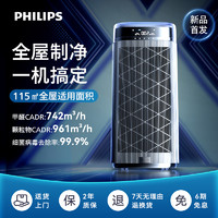 PHILIPS 飞利浦 空气净化器除甲醛家用新房室内消毒机净化机去除烟味AC9008