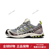salomon萨洛蒙 XA PRO 3D 沙场灰合金灰熊猫休闲跑步鞋户外登山 412322 银绿色 38