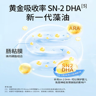 助益生 儿童dha婴幼儿藻油0-6个月以上-1岁-3岁宝宝DHA  特含ARA 120mg/粒 共60粒