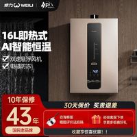 WEILI 威力 WL16T抽油烟机灶热水器套餐厨房吸烟燃气热水器烟机双灶套装