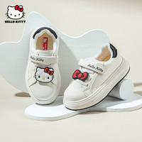 凯蒂猫 Hello Kitty 童鞋女童板鞋2024春季女孩校园休闲鞋儿童运动鞋 米黑 30码