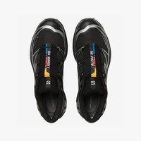 Salomon S/Lab XT-6 GORE-TEX 男黑色低帮徽标休闲运动鞋 黑银色 46.5码