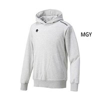DESCENTE 男式连帽运动上衣弹力长袖套头衫 DTM2601B MGY(M灰色)、MGY(Mグレー)