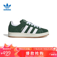 阿迪达斯 （adidas）中性 三叶草系列 CAMPUS 00s 休闲板鞋 H03472 44码/UK9.5 绿色