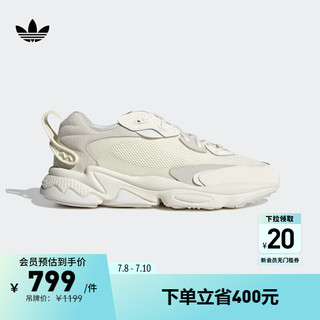 adidas OZWEEGO经典复古运动鞋老爹鞋男女阿迪达斯三叶草 白/浅灰 42