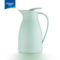 乐唯诗（NERVISHI）保温壶家用热水瓶热水壶办公室热水壶暖瓶玻璃内胆开水瓶小暖壶 牛油果绿唯斯壶【按压款】 1000ml