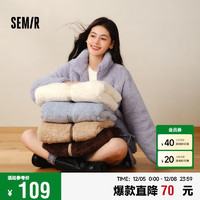 Semir 森马 女士仿羊羔毛立领夹克 109724108003