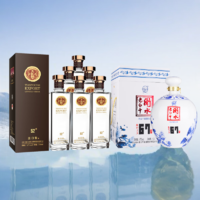 天佑德 出口型青稞酒 52度 750mL 6瓶 +1.6L衡水老白干