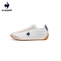 乐卡克（Le coq sportif）2024年法国公鸡休闲男鞋阿甘板鞋运动鞋 棉花白(偏小一码） 44(280mm）