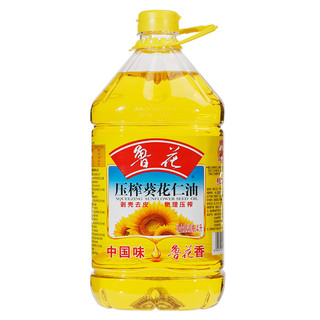 luhua 鲁花 压榨葵花仁油4L 葵花籽油  压榨食用油