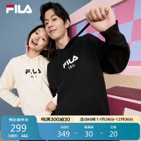 FILA 斐乐 情侣连帽卫衣加绒运动上衣