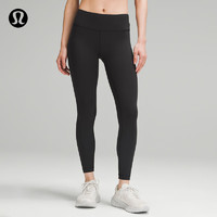 lululemon 丨Wunder Train 女士运动低腰紧身裤 24" LW5GPNA 黑色 S