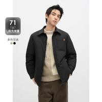 GXG 男士简约休闲鸭绒轻薄款衬衫式羽绒服 2024新品