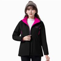 Polar Fire 极地火 户外冲锋衣男女秋冬季可拆卸两件套三合一加绒加厚防水外套