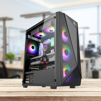 甲骨龙 i512600KF/13400F/12400F/RTX4060Ti独显DIY电脑电竞游戏视屏剪辑设计AI台式组装电脑游戏主机台式电脑主机