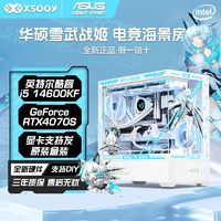 百亿补贴：intel 英特尔 华硕i5 14600KF/RTX4070SUPER新电竞游戏直播DIY组装电脑台式主机