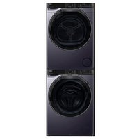 Haier 海尔 年度新品 XQG100-BLDE557B+GA100-S557B 双擎热泵式洗烘套装 10KG