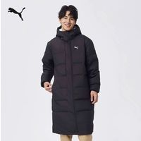 PUMA 彪马 情侣保暖连帽长款羽绒服 687428