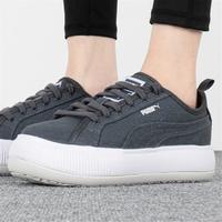 PUMA 彪马 Suede低帮厚底女鞋透气耐磨复古帆布运动休闲鞋