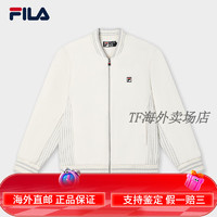 斐乐（FILA）Settanta复古夹克 斐乐外套24冬新时尚简约休闲棒球服 陶瓷白-iv 175/96a/l