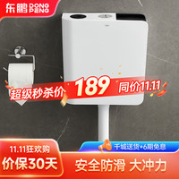 东鹏(DONGPENG) 蹲便器水箱蹲坑坐便器双按键节水大冲力耐用PP轻音冲水箱套装 D84105Q
