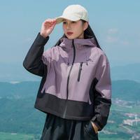 Pioneer Camp 拓路者 山系连帽夹克外套女秋季防风休闲户外软壳衣风衣个性潮流