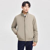 GIORDANO 佐丹奴 男士立领梭织长袖棉衣外套