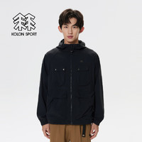 KOLON SPORT 可隆 男女同款防风夹克 LUJK4AT518-BK