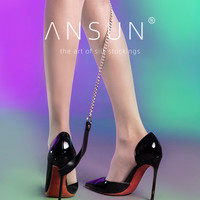 安幸绫感®「云缕」1D无缝裆超薄性感网纱腰天鹅绒丝袜连裤袜女