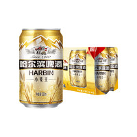 88VIP：哈尔滨啤酒 小麦王啤酒 330ml*6听