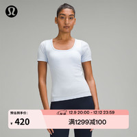 lululemon丨Ebb to Street 女士运动短袖 T 恤 LW3FEJS 运动上衣 风车浅蓝 6