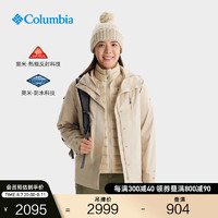 Columbia哥伦比亚24女银点三合一鸭绒650蓬内胆羽绒防水冲锋衣XR4256 271 XS(150/76A)