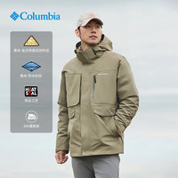 Columbia哥伦比亚2024秋冬冲锋衣男防水热能保暖羽绒内胆三合一外套XE9603 397 180/100A/L