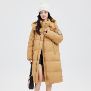 雪中飞 高充绒量 超级加厚长款御寒羽绒服