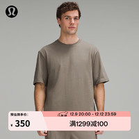 lululemon 丨Heavyweight 男士棉质针织 T 恤 LM3FBSS 卡其棕 XL