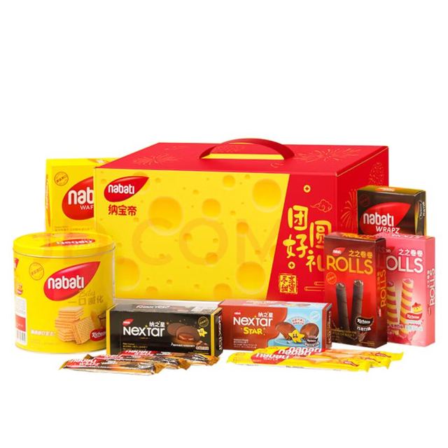 Richeese 丽芝士 印尼进口纳宝帝威化饼干休闲零食组合大礼盒888g