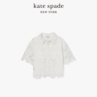 Kate Spade ks 花卉蕾丝衬衫上衣度假休闲时尚女装