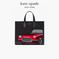 88VIP：Kate Spade ks Manhattan汽车图案大号托特包大容量