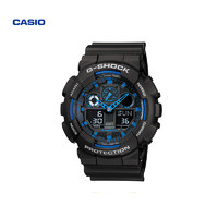 CASIO 卡西欧 G-SHOCK系列 男士运动手表 GA-100 50mm