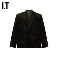 I.T IT JUUN.J男装廓形牛仔西装夹克新款摩登型男西服外套811H07MN