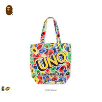 BAPE X UNO联名配饰纸牌卡牌字母图案背提包托特包182926H