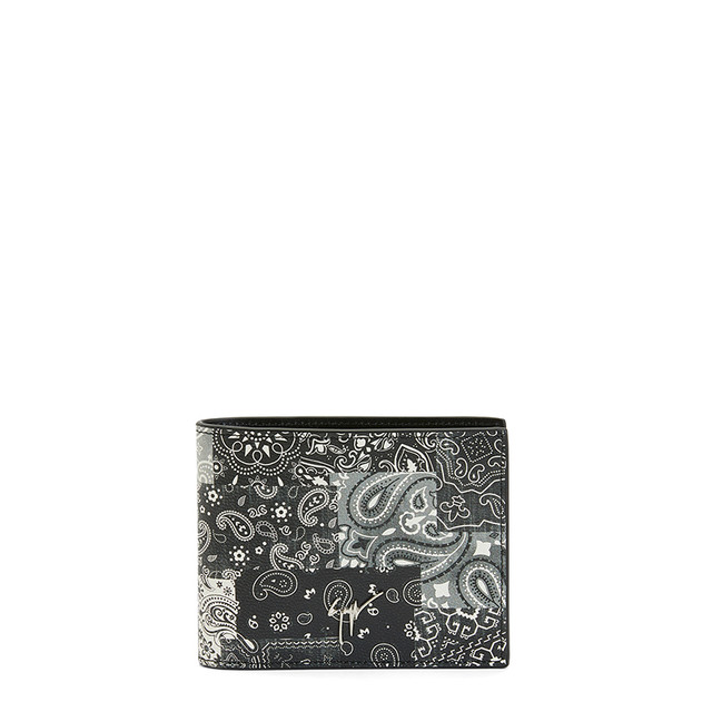 GIUSEPPE ZANOTTI 朱塞佩 萨诺第 GZ男士印花双折钱包
