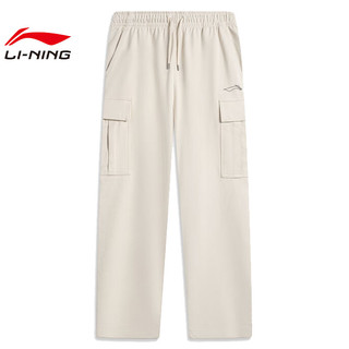 LI-NING 李宁 劲浪体育LINING李宁男子滑板系列运动休闲长裤裤子AKLU131-3