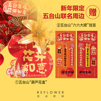 花点时间 REFLOWER春节过新年宵花抱抱福桶仿真花艺客厅装饰摆件发财红果插花束盆栽