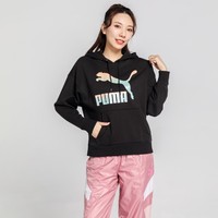 PUMA 彪马 女款青春活力吸睛LOGO休闲连帽卫衣CLASSICS