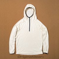 OG 原器 Primaloft Evolve超轻量 高透气保暖抓绒衣拉链连帽 P 绒 米白 M